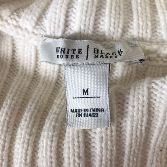 White House Black Market Cowl Neck Sweater-Barely Worn - Picture 4 of 4